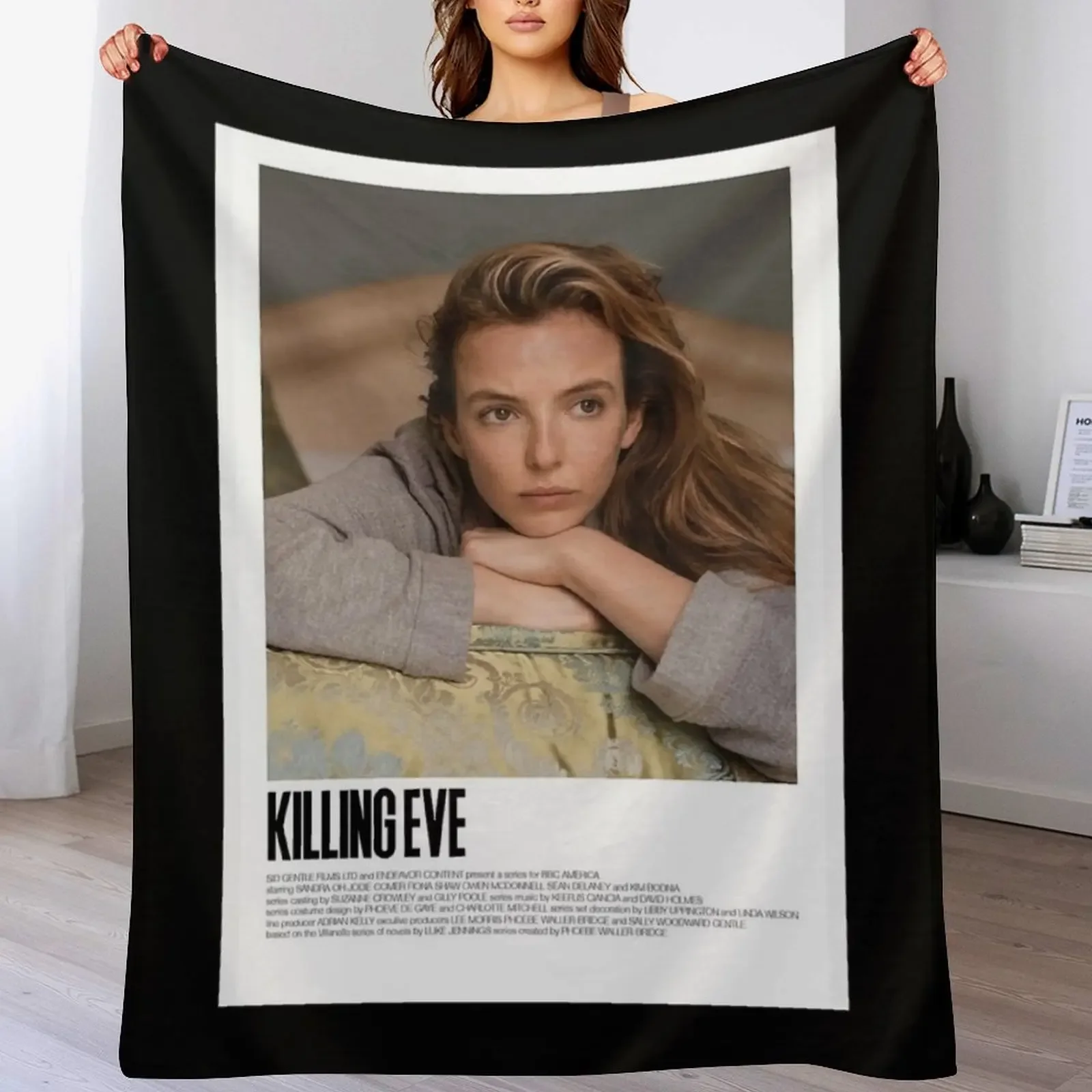 Killing Eve - Jodie Comer Throw Blanket Fuzzy Plush Throw Blanket for Sofa Chair