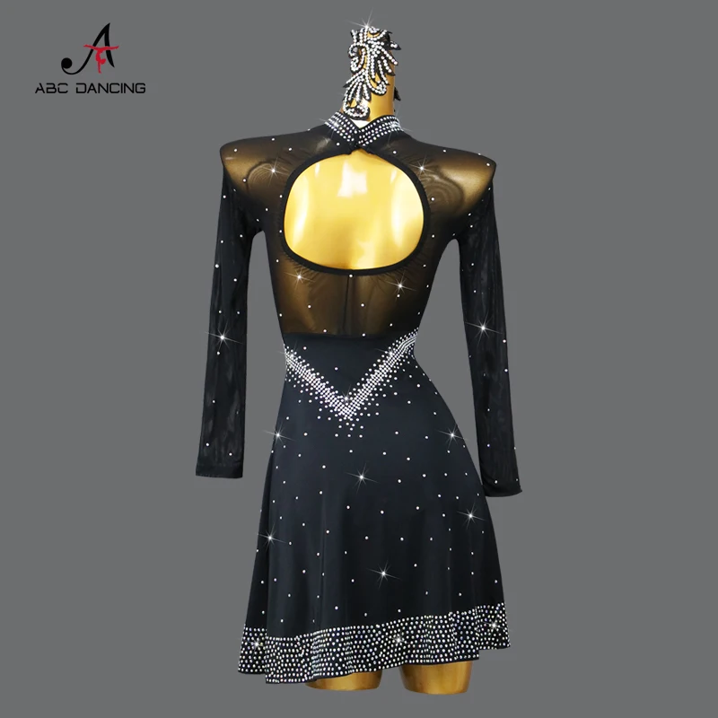 Party Dress Stage Costume Latin Dance Competition Dancewear Skirt Suit Girl Line Clothing Women Dress Samba Prom Wear Customized