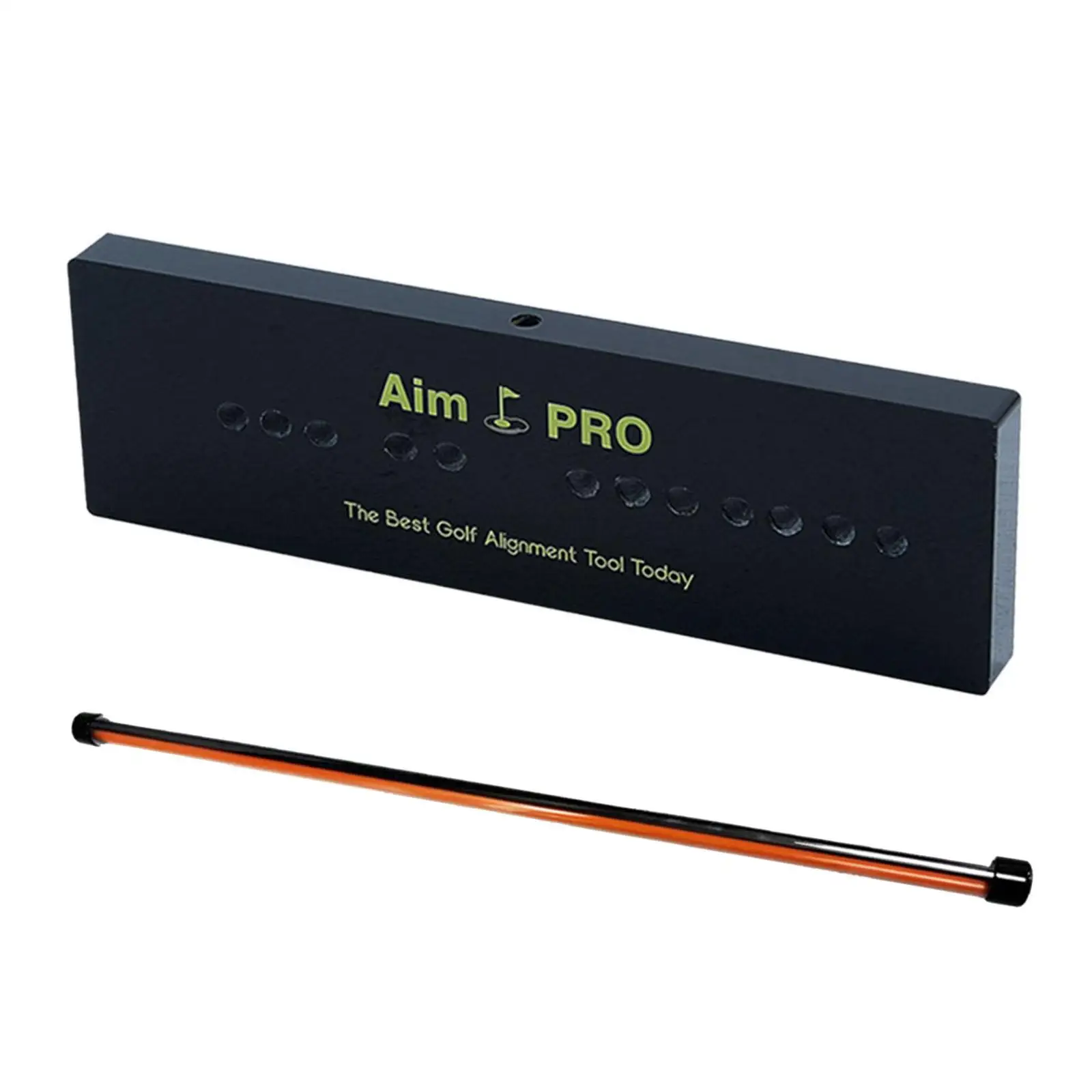 Adjustable Angle Golf Alignment Sticks Professional Swing Trainer Kit Compact Acrylic Aiming Tool for Golf Practice Supplies