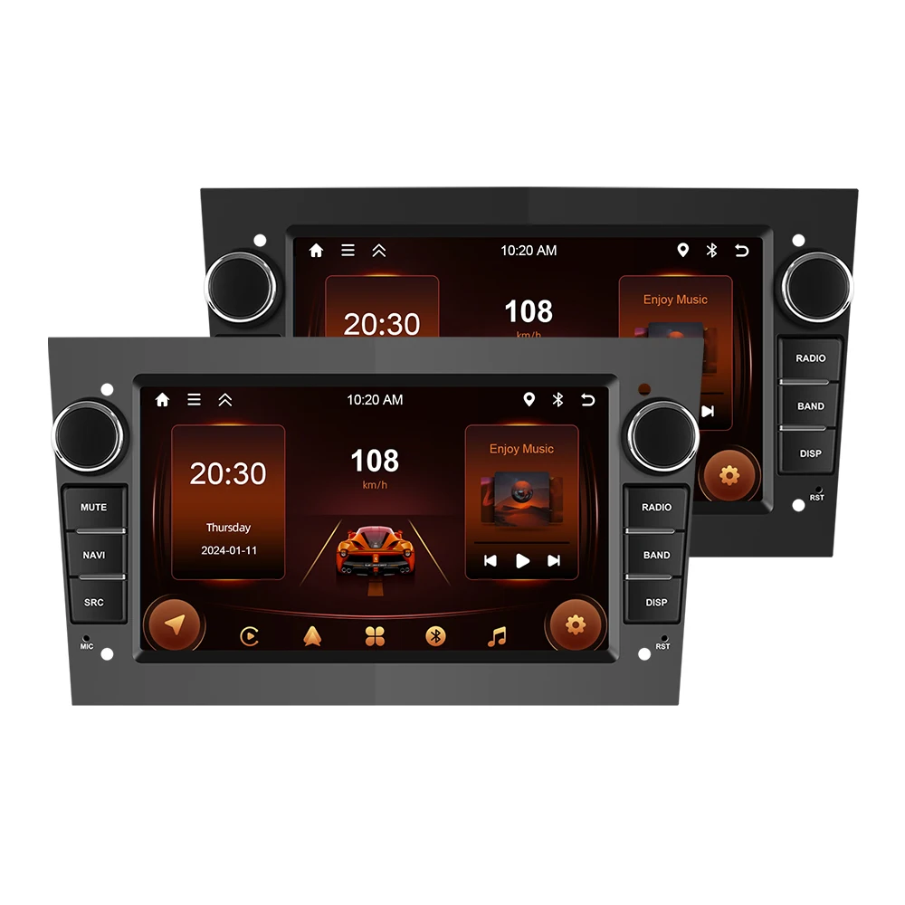 Podofo 7 ''2 + 64G Autoradio Voor Opel Astra Antara Vectra Corsa Multimedia Speler GPS WIFI Carplay Android auto BT RDS Auto Audio - afbeelding 2