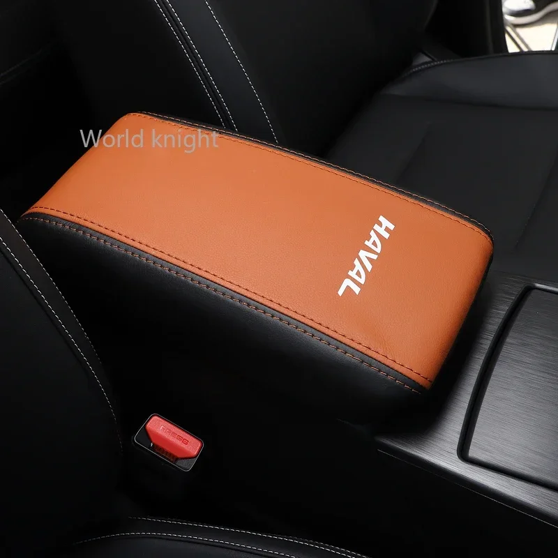 

Car Armrest Cover Center Control Armrest Box Microfiber PU Leather Interior Parts For haval jolion 2021 2022 2023 sell fast