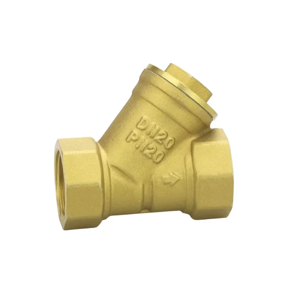 1/2" 3/4" 1" 2" 3" 4" Female Inline Y Mesh Strainer Threads Filter Brass filter valve Y Shaped Brass Strainer Filter Valve