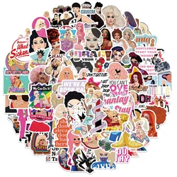 10/30/50PCS Rupaul's Drag Queen Show Graffiti Waterproof Stickers Creative Decals Refrigerator Skateboard Helmet GuitarWholesale