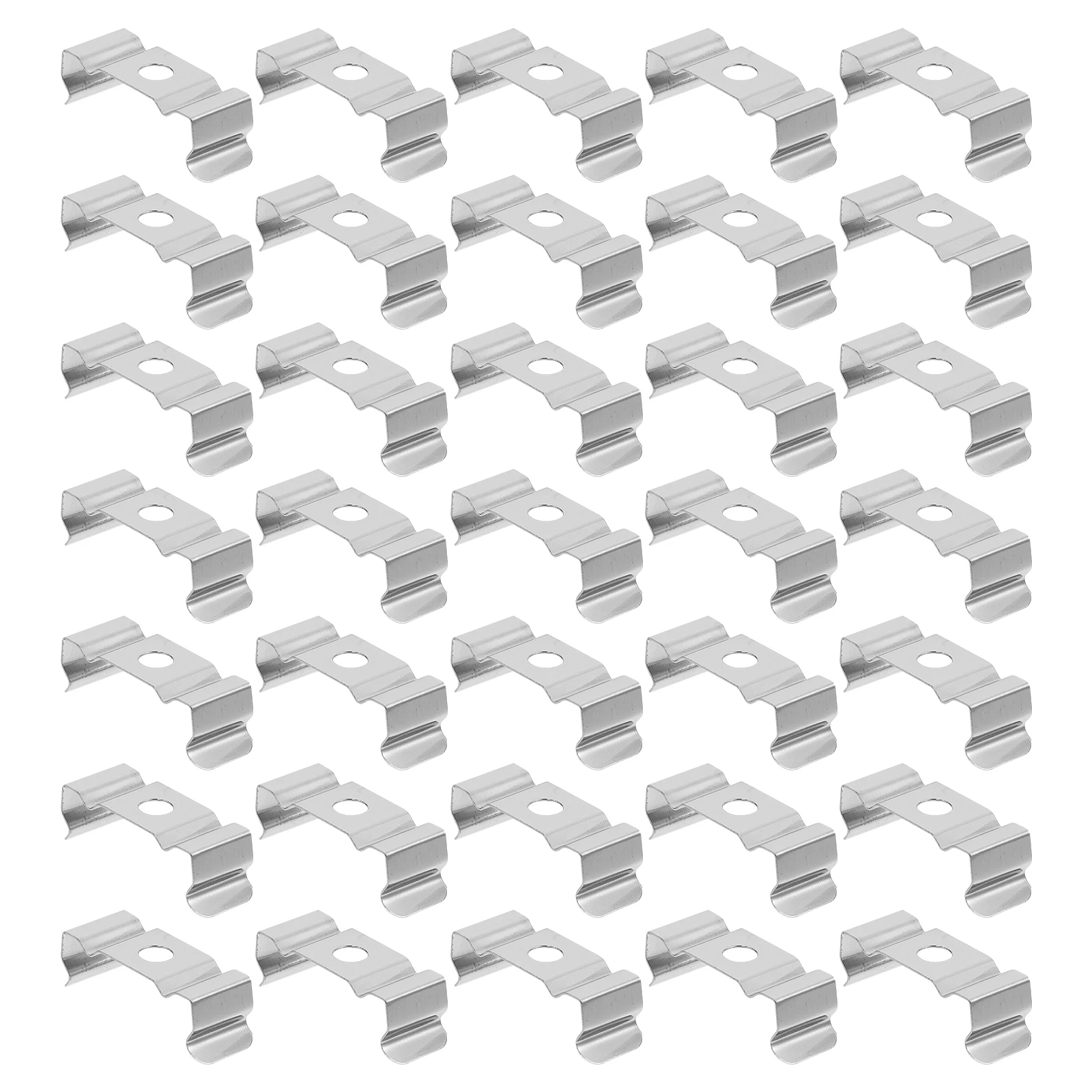 

100pcs LED Tube Holders Manganese Steel Brackets Lamp Fitting Clips Easy Install Indoor Outdoor Use High Quality LED Light