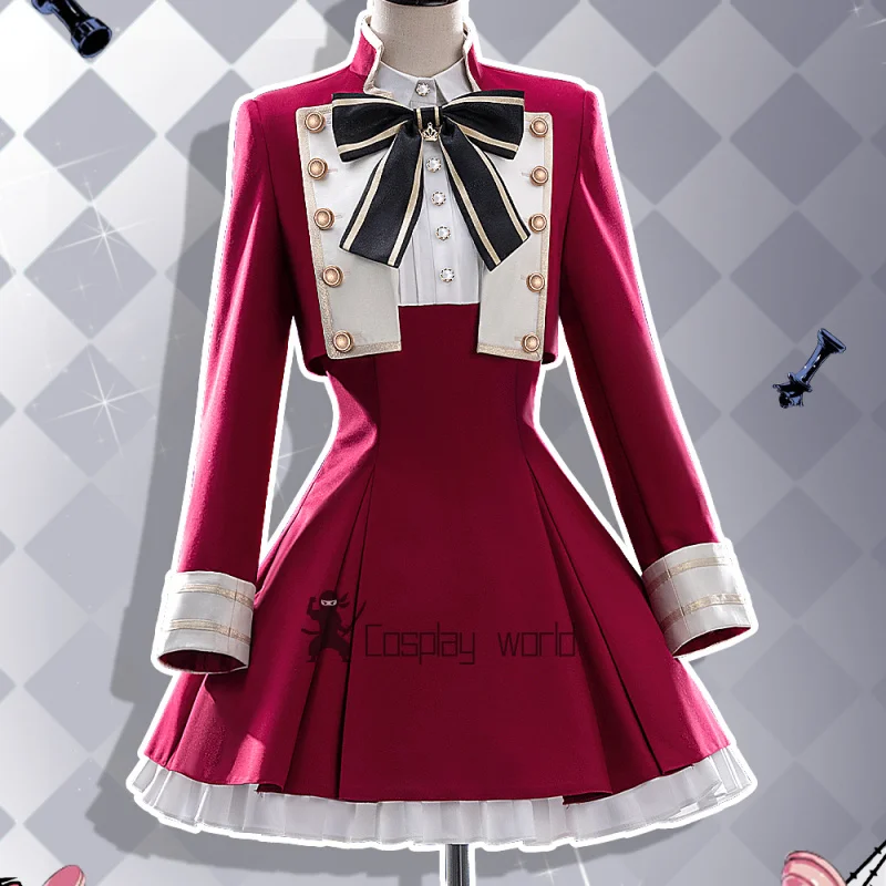 

Variable Baricade Cosplay Costume Tojo Hibari Pink JK Dress Sailor Uniform Anime Halloween Carnival Suit for Women Game