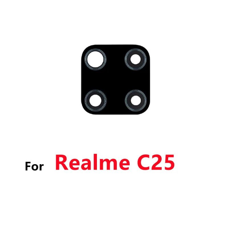 For Oppo Realme 5 6 7 Pro 8 5G 5i 6i Global C3 C21 C25 C25S XT X2 Pro Rear Back Camera Glass Lens Cover with Adhesive Sticker