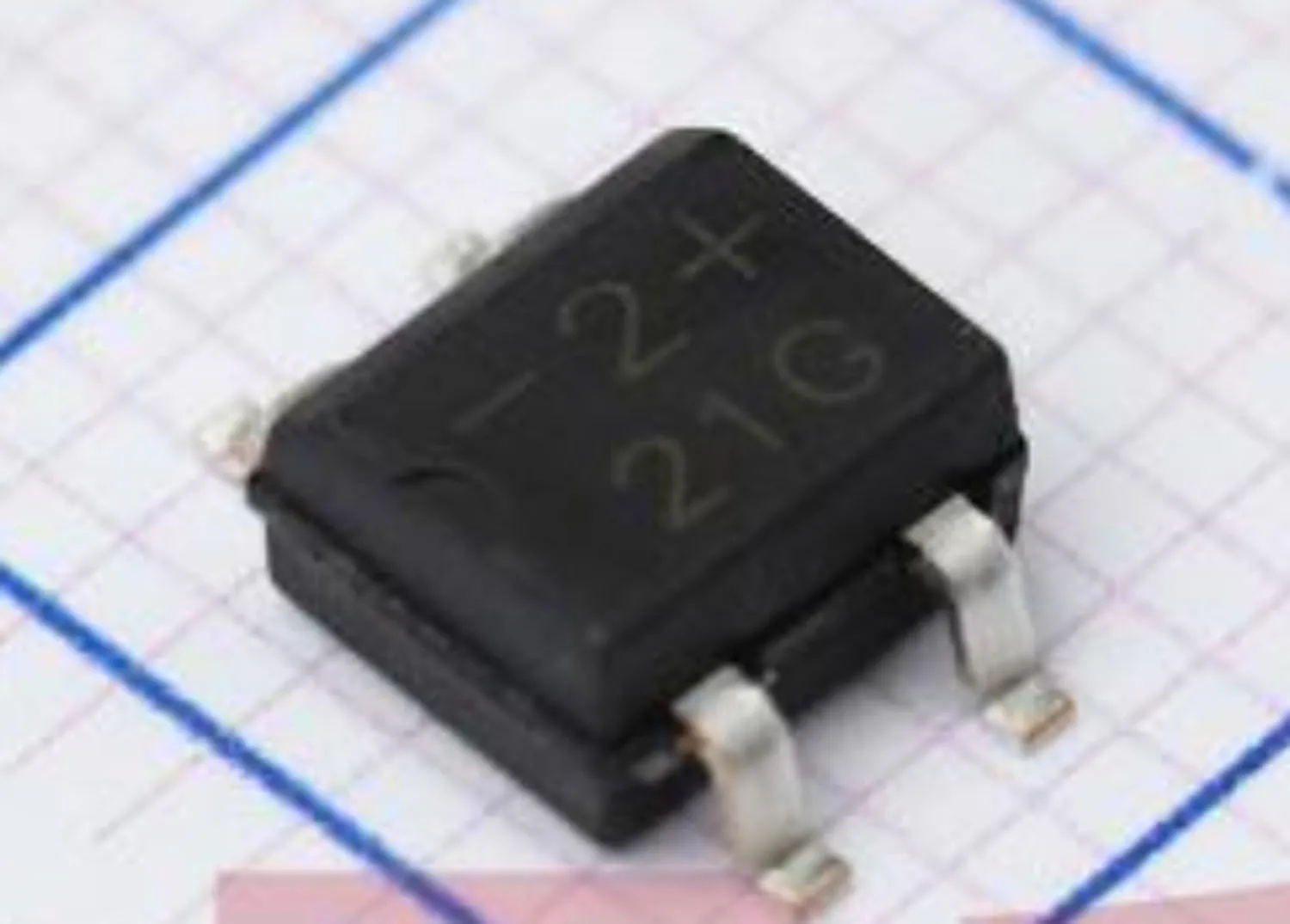 10-100PCS-Original-Bridge rectifier - single-phase - standard -200V -0.5A surface mount type - TO-269AA (MBS):MB2S-E3/80