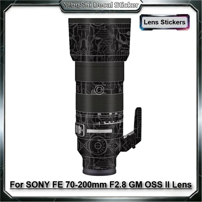 

Защитная виниловая пленка-наклейка для объектива SONY FE 70-200mm F2.8 GM OSS II, защитное покрытие для корпуса объектива FE70-200F2.8 II