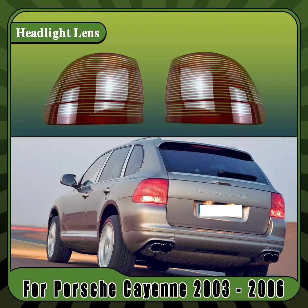 

For Porsche Cayenne 2003 2004 2005 2006 Car Accessories Outer Taillight Shell Rear Signal Parking Lights Cover Plexiglass