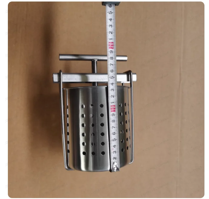Manual Stainl Steel Juicer Fruit Juicer Vegetable Filling Water Pring Wine Dregs Honey Extractor Kitchen Tool