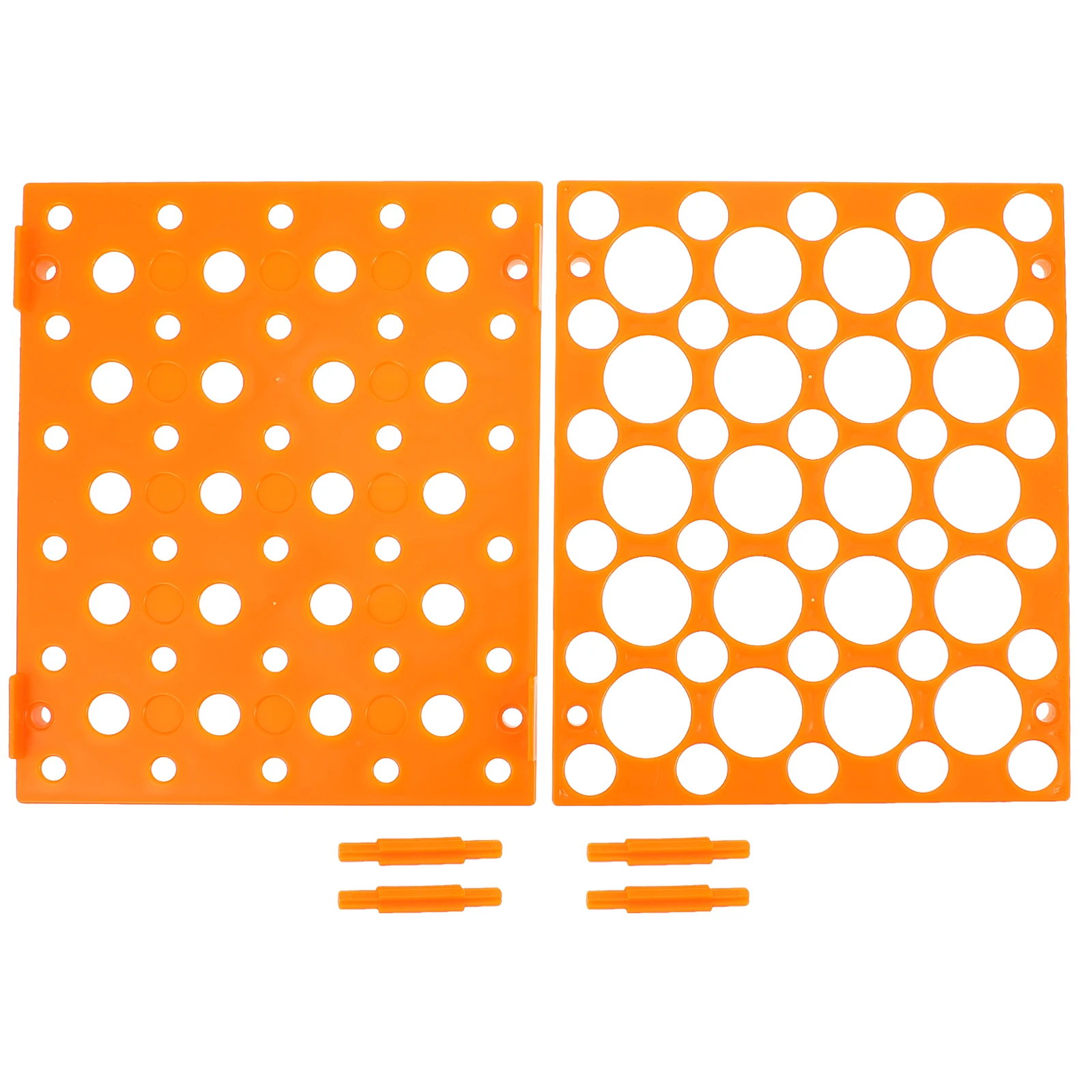 

50 Holes Tube Rack Lightweight Temp Resistance Storage Shelf Plastic Material Test Tube Vial Holder MountBracket