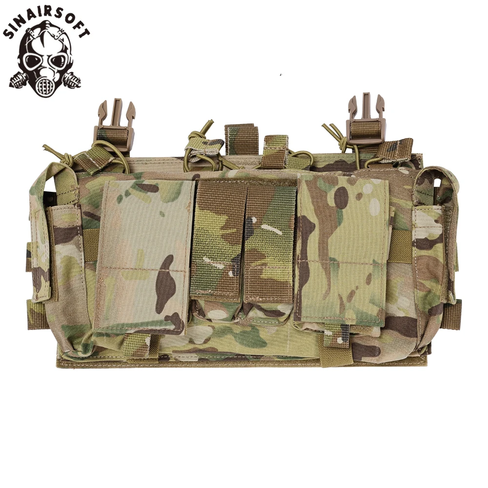 

SINAIRSOFT Tactical Chest Rig 5.56 MF Style Compatible Placard Magazine Bag Nylon Mag Pouch For Airsoft Paintball Hunting Vest