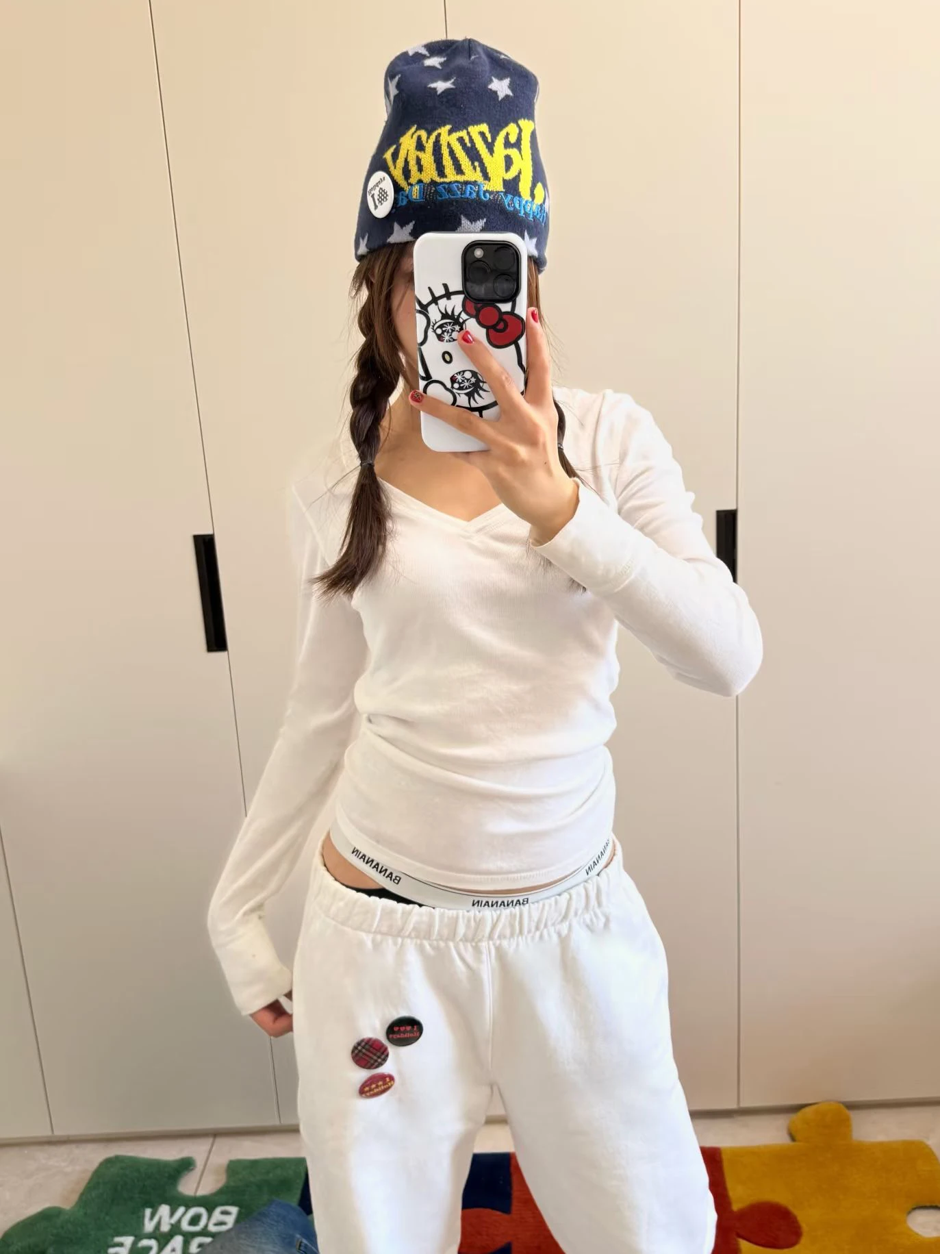 Solid Simple Basic Long Sleeve T-shirt for Woman V-neck Soft Cotton Slim Tshirt Autumn Casual Sweet Preppy Style Tee Tops Y2k