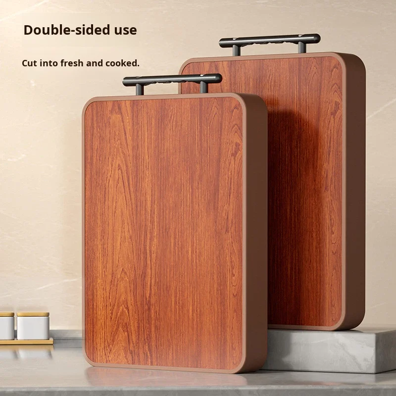Ebony double-sided cutting board Solid wood Antibacterial and mildew-proof household chopping board Red sandalwood sticky board