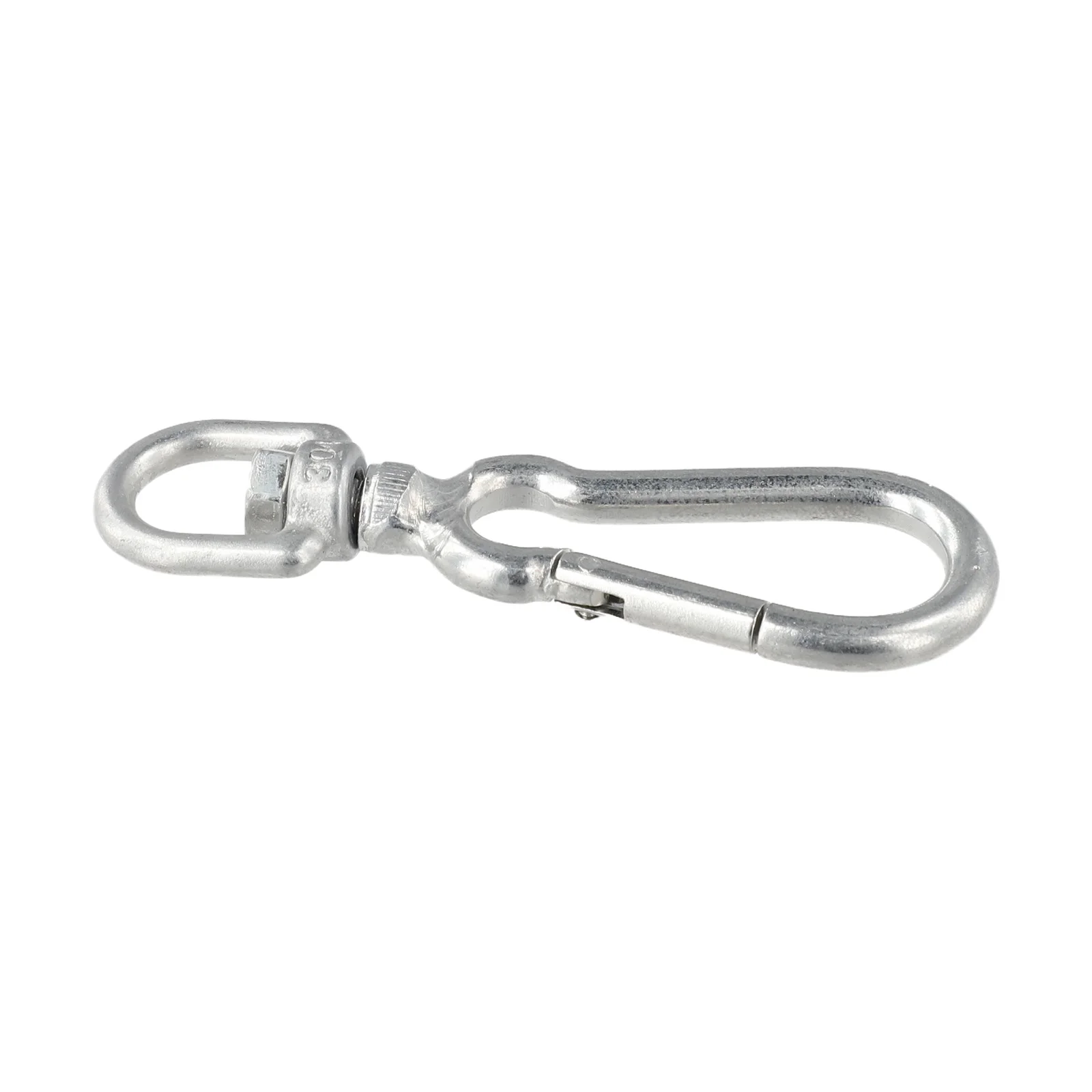 Pet Leash Clip Spring Hook 360 Degrees Rotation Functional Tail Ring Lightweight Construction Multi-Purpose Use