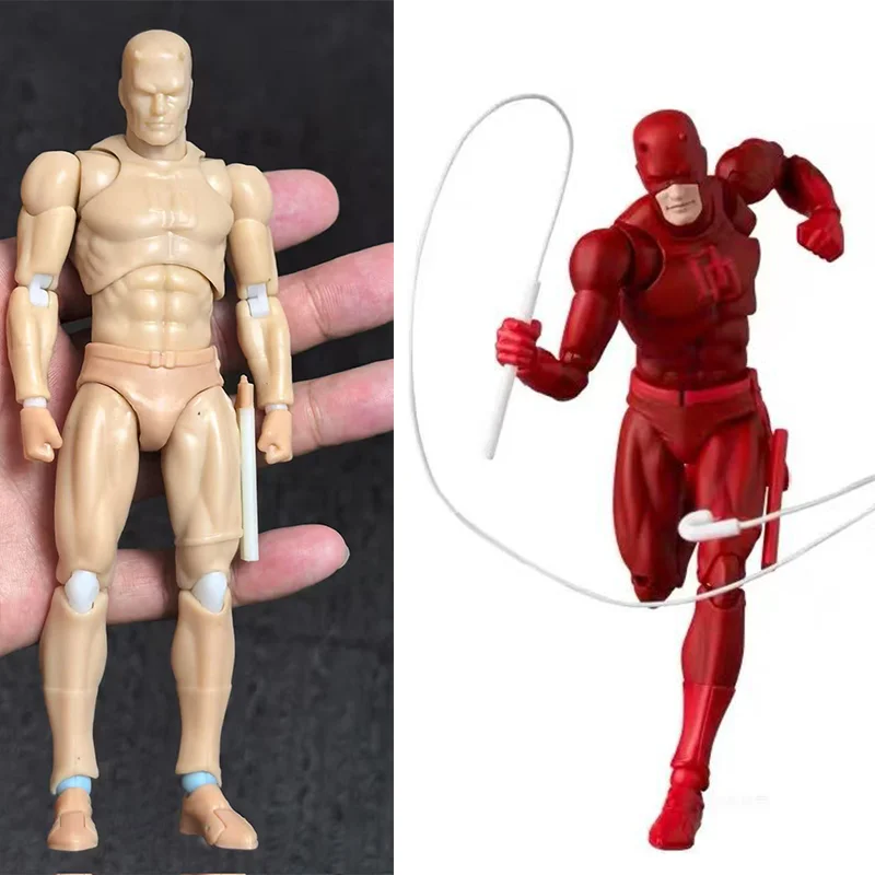 

New Ct Toys Mafex 223 Daredevil Figure Shf Daredevil Comic Action Figures Pvc Figurine Statue Model Colletion Desk Decora Gift
