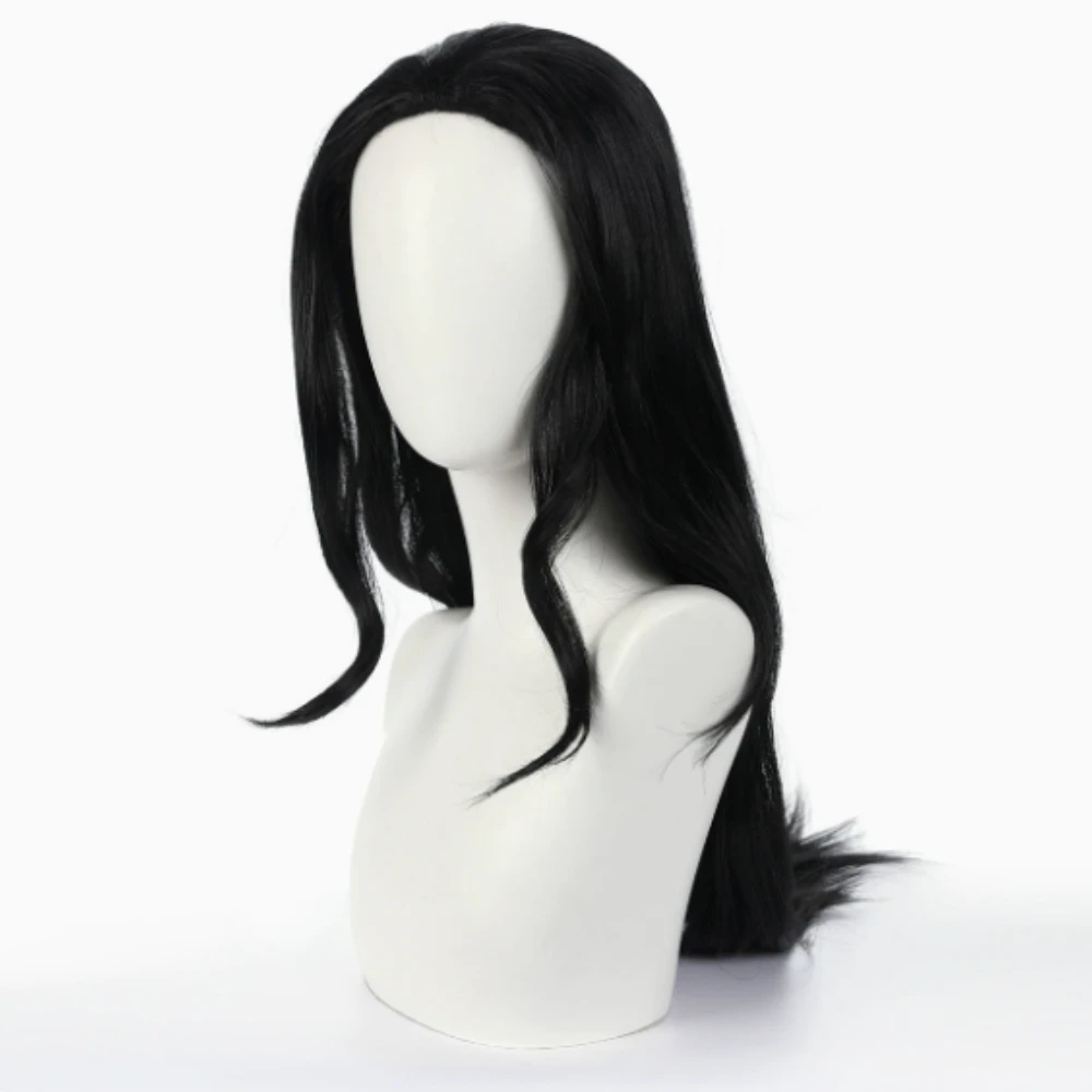 ابن الشيطان لعلم الآثار، شعر مستعار أسود طويل مستقيم في المنتصف #3