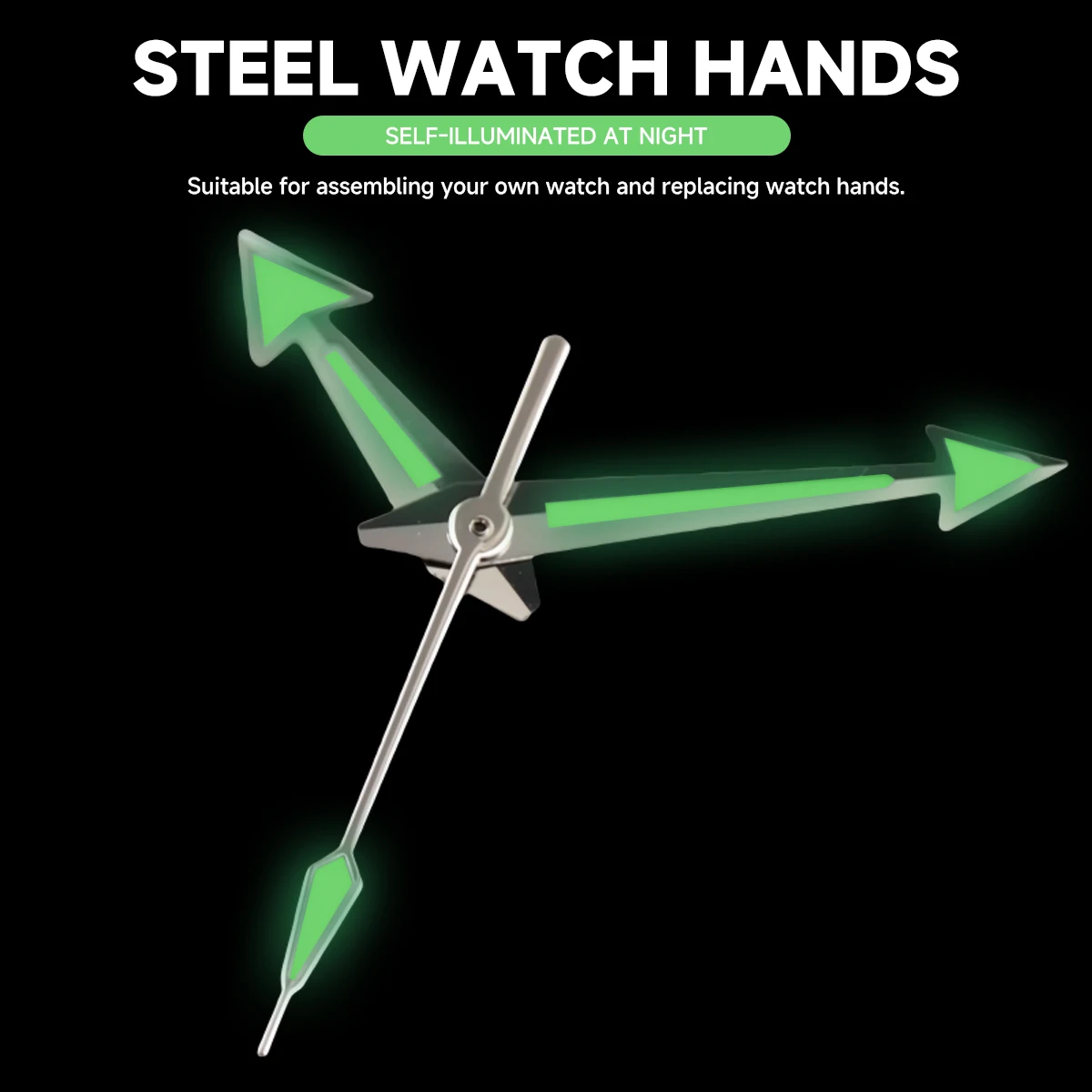 고품질 NH35 NH36 NH38 NH39 NH70 NH72 7S26 7S36 4R35 4R36 시계 바늘 실버 골드 로즈 골드 블랙 야광 시계 바늘