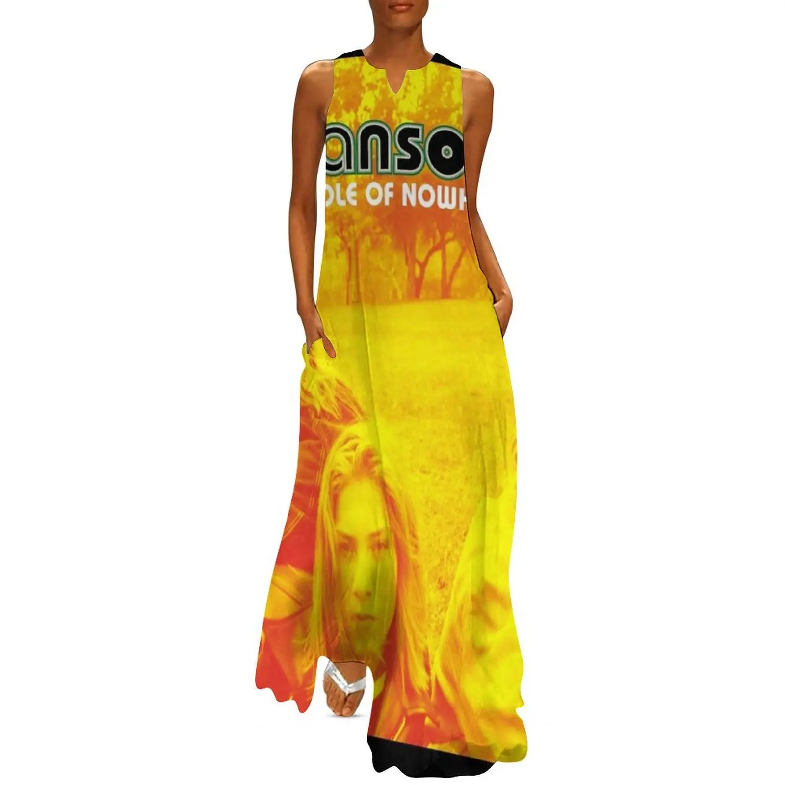 Hanson middle of nowhere Long Dress long sleeve dresses summer women's dress 2025