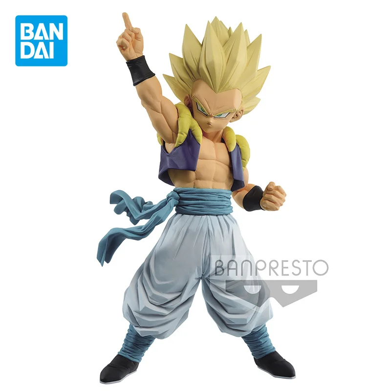 Original Genuine Dragon Ball Anime Figure Gotenks Legends Collab Action Figure Dolls Toys for Boys Kids Christmas Gift Model