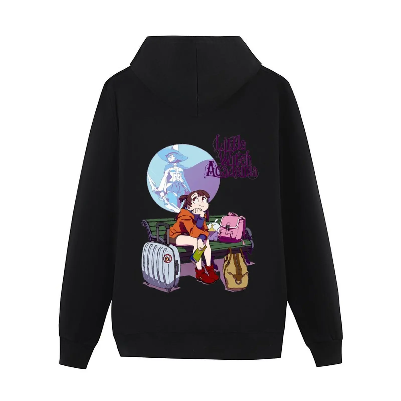 Little Witch Academy هوديي الرجال العرق قميص الرجال الشتاء سترة أنيمي الملابس أنيمي الملابس اليابانية هوديي