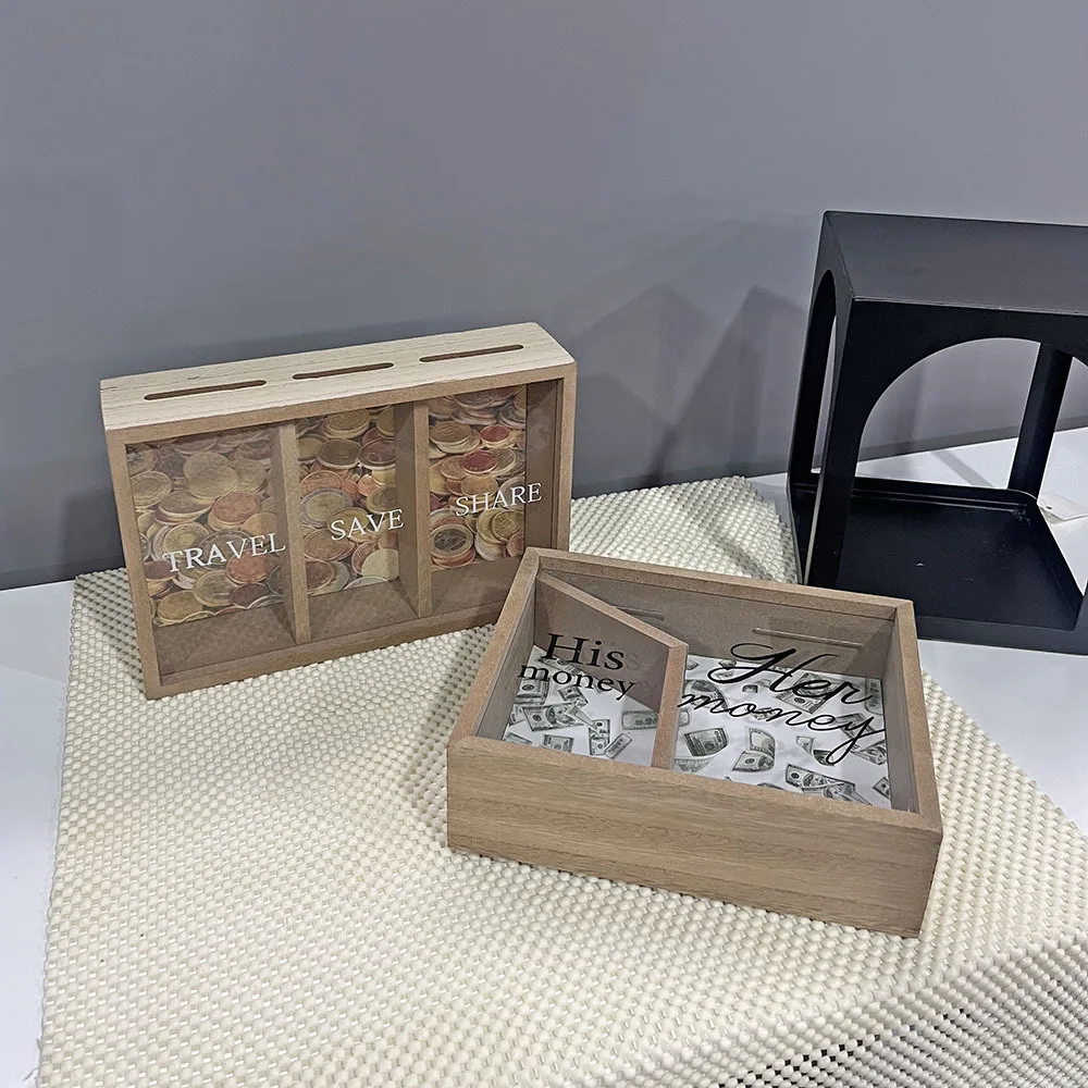 

Piggy Banks Travel Fund Shadow Box with Slot Money Saving Box for Tickets Movie Sporting Events Concert Stubs Memory Boxes