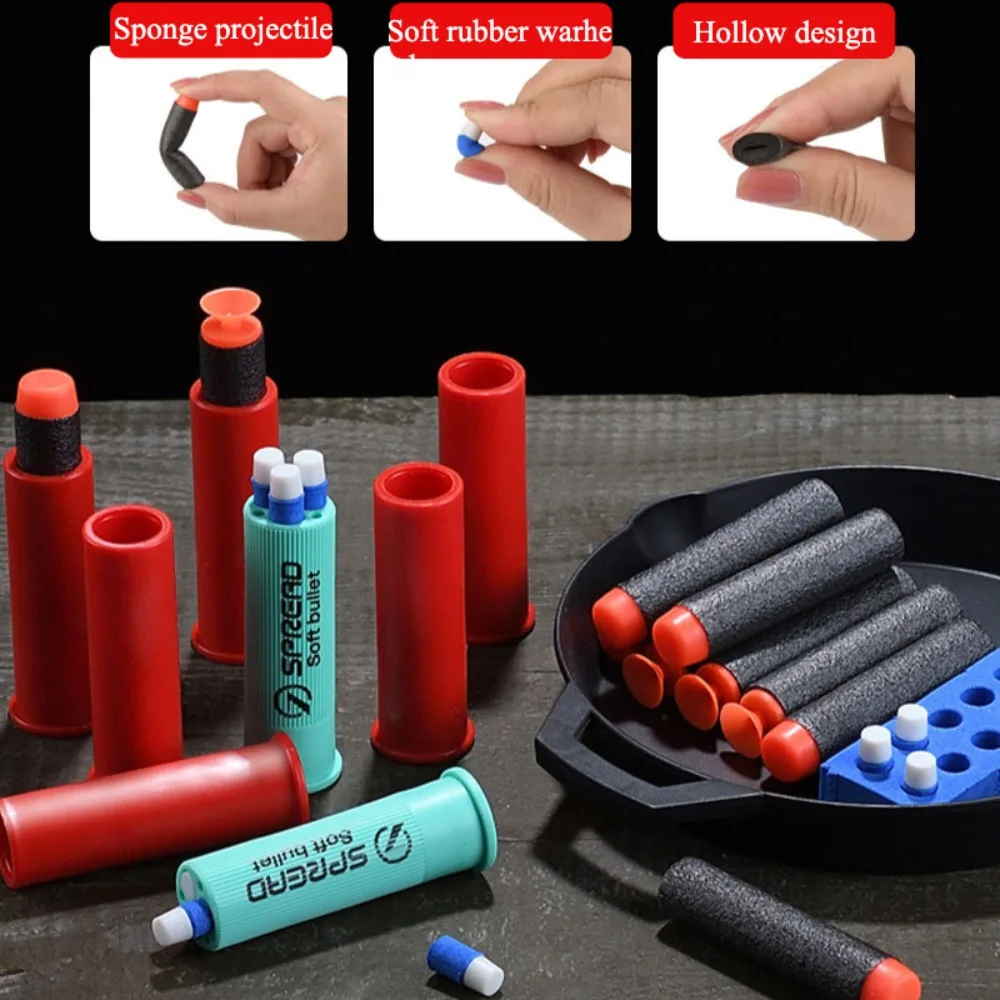 ปืนของเล่นแบบยิงโฟม ลูกกระสุนนิ่ม ดีไซน์ปล่อยปลอกกระสุน เหมาะสำหรับเด็กเล่นในบ้านและนอกบ้าน