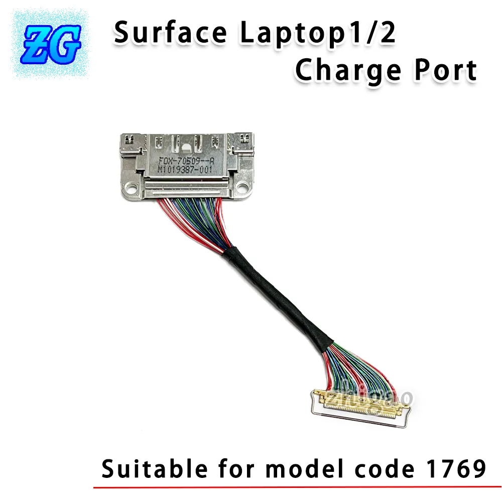 

For Microsoft Surface Laptop1 Laptop2 Charging Connector 1769 Charging Tail Flexible Cable M1019387-001F