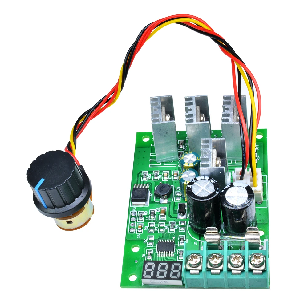 DC 6-60V 30A Voltage Regulator Adjustable PWM Motor Speed Regulator Controller 12V 24V 36V Power Controller