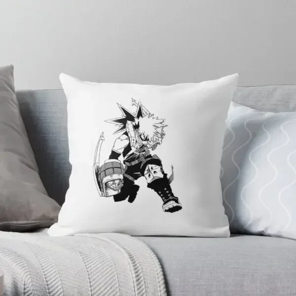 My Hero Academia nadruk poszewka na poduszkę Anime poduszki dekoracyjne poszewka na poduszkę mokka poszewka na poduszkę kreskówka domowa poduszka