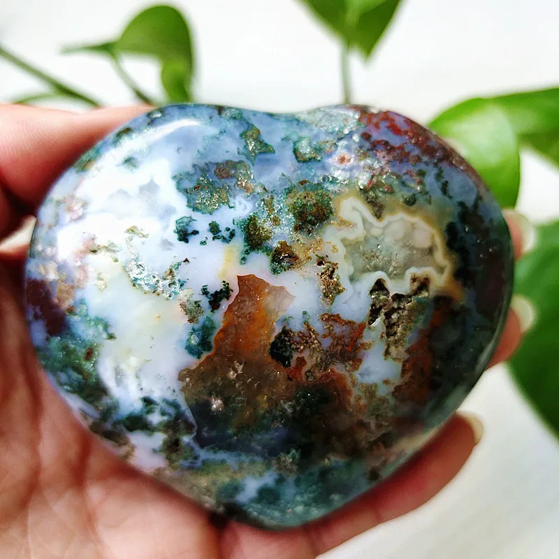 Natural Ocean Jasper Sea Gem Heart Sorcerer Exorcism Meditation Cures Crystal Home Feng Shui Decoration