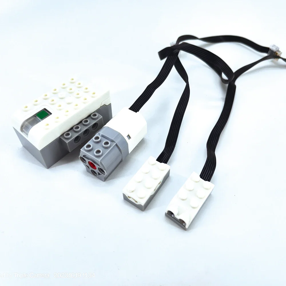 Bloques de construcción de buje/Sensor/Motor de alta tecnología WEDO 2,0 función de potencia EV3 20841 20844 Sensor 45300 19071 bloques de motor principal Juguetes