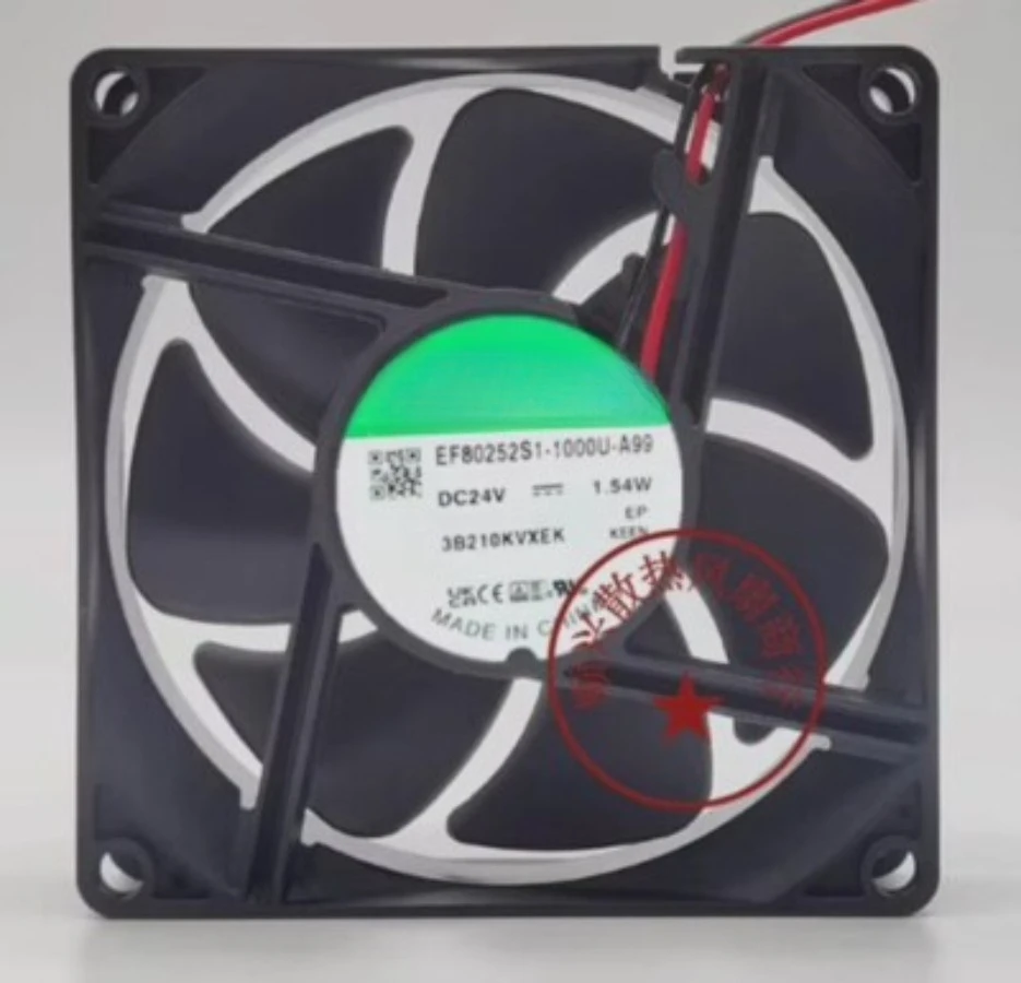 

for SUNON EF80252S1-10000-A99 DC24V 1.54W 8CM 2-Wire Silent Cooling Fan