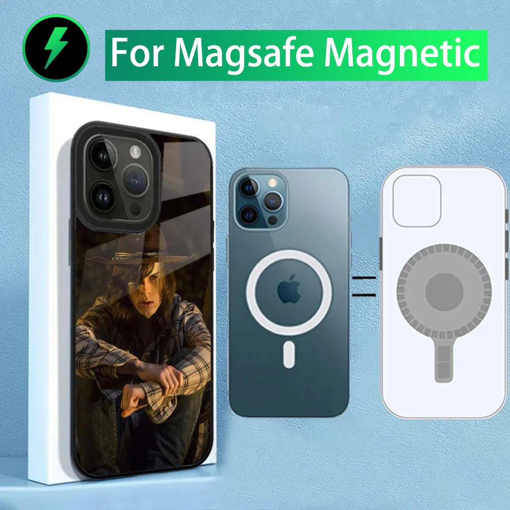 TV The Walking D-Dead Phone Case For iPhone 15,14,13,12,11,Plus,Pro,Max Mini Magsafe Magnetic Wireless Charging