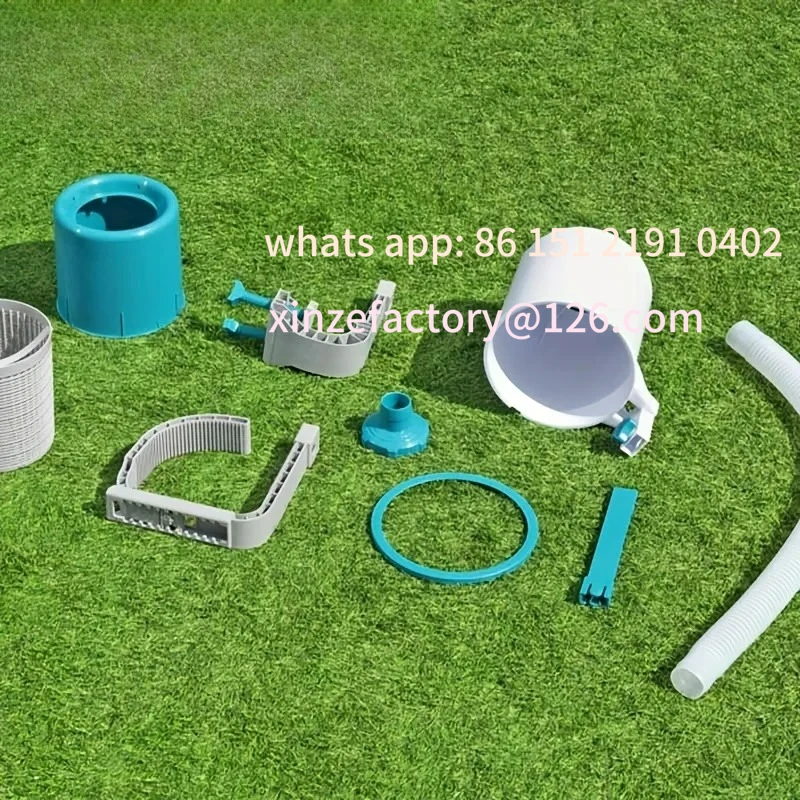 Customizable Bestway 58233 800 GPH Above Ground Swimming Pool Surface Skimmer Debris Cleaner with Quick Install and Height Adjus