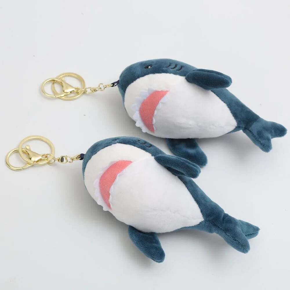 15cm Pendant Toys New Bag Pendant Simulation Shark Shark Keychain Creative Cartoon Plush Toy