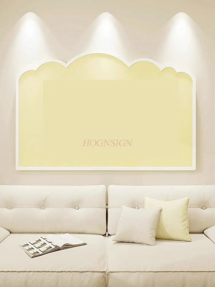 1pcs Felt board photo wall background board wool felt wall sticker soft wood board creative wall display board