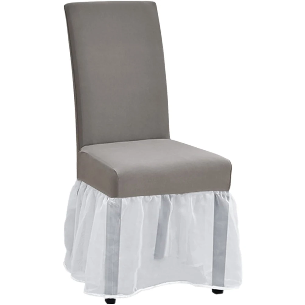 

Dining Chair Cover Slipcovers for Chairs Kitchen Seat Living Room Furniture Decor Protective Covers Washable Elastic