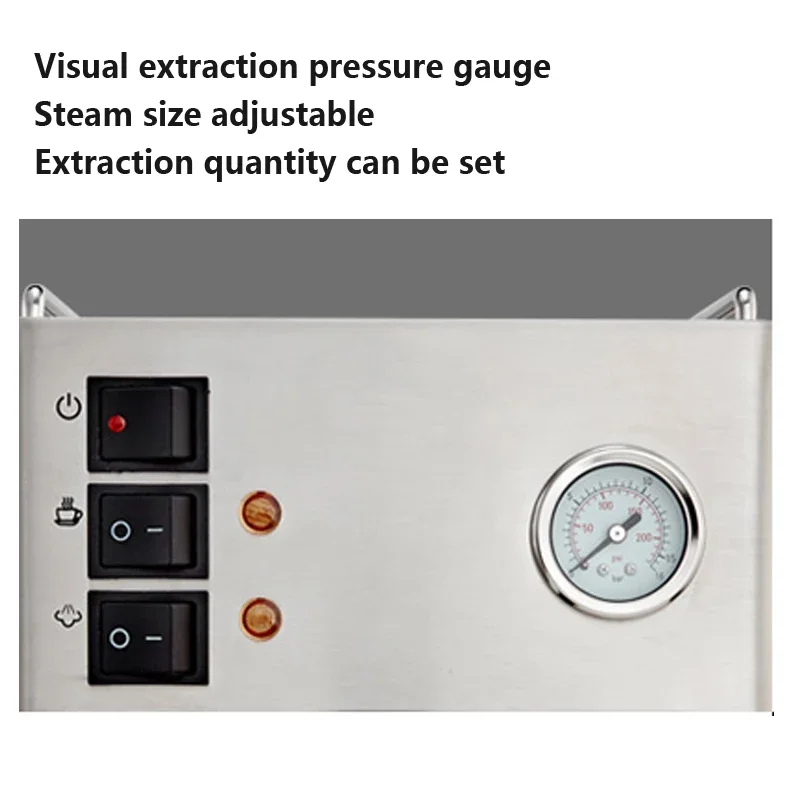 Кофемашина для эспрессо 15 бар CB-888, полуавтоматическая итальянская кофеварка, бытовая кофемашина для эспрессо из нержавеющей стали