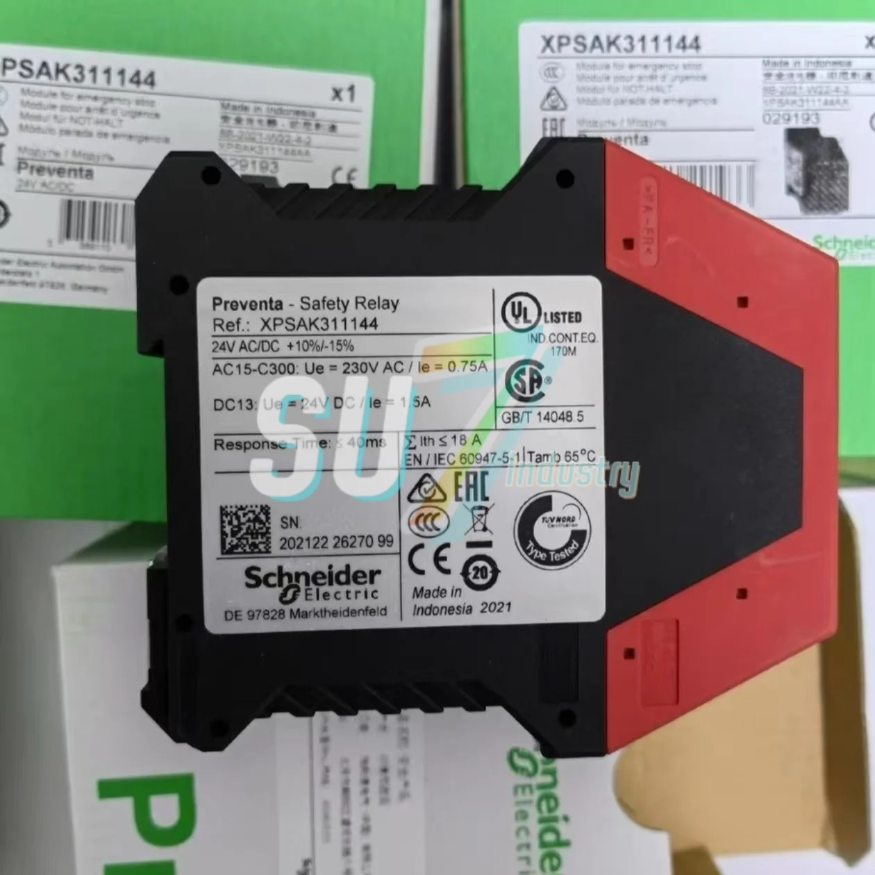 

XPSAK311144 XPSAK371144 safety relay New In Box