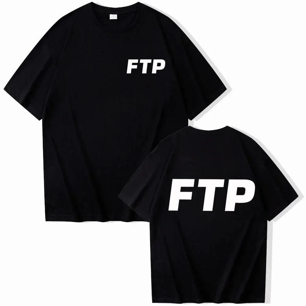 2025 Suicideboy Ftp Women's Printed Cotton T-Shirt Men's and Women's Harajuku Rap Hip Hop Music Crew Neck Short Sleeve T-Shirt