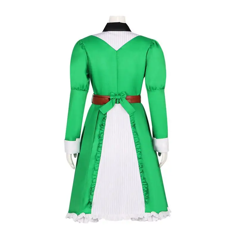 SingXeng Anime Iwanaga Kotoko Cosplay Costume Women Invented Inference Dress Green Suit Customize Wig Halloween