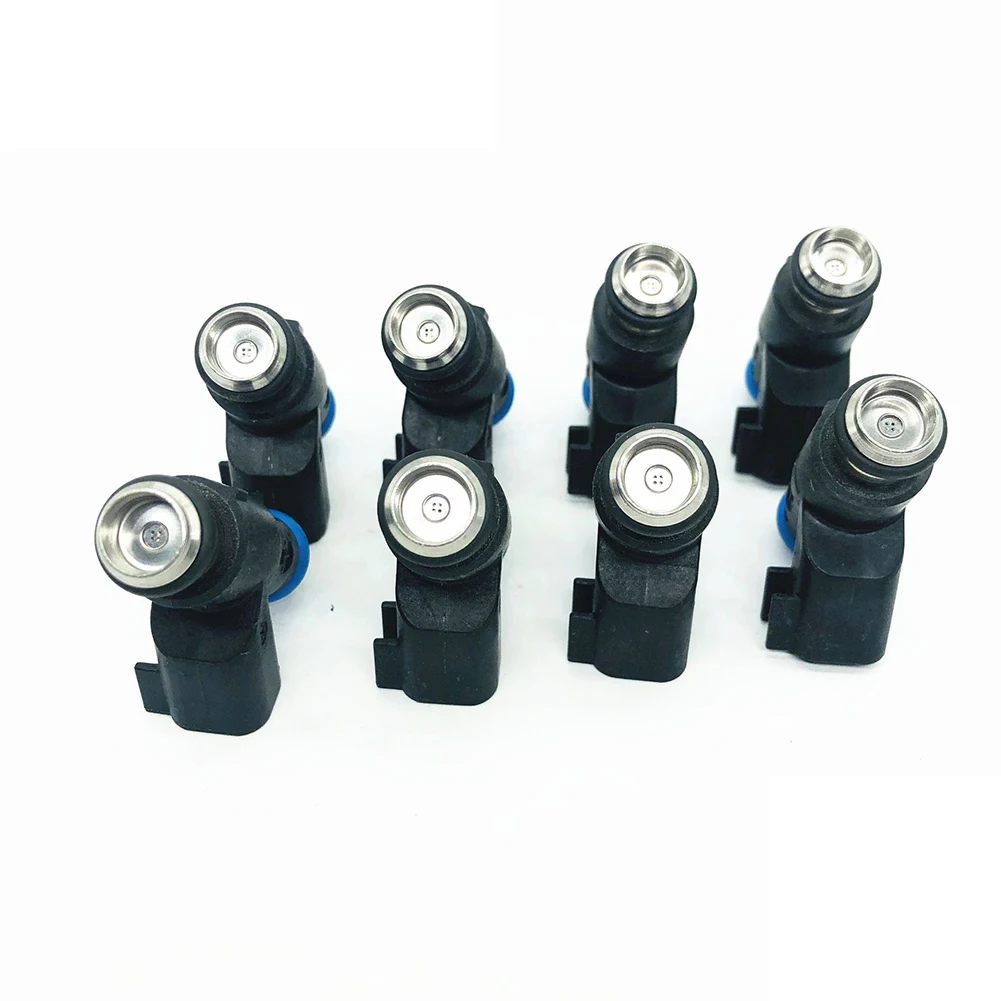 8Pcs Fuel Injector 4 Holes 12613412 For American Car 6.0L Silverado Sierra 2010-2013