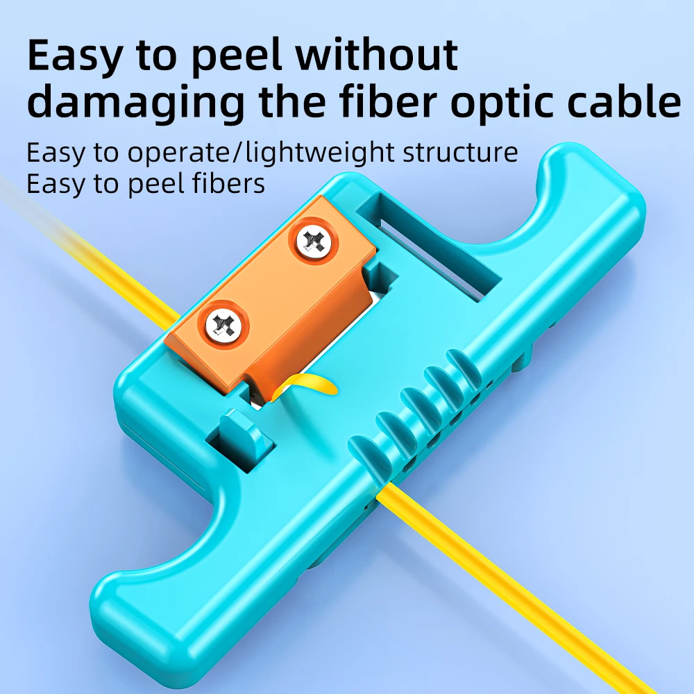 Инструмент для зачистки оптоволоконных кабелей SAIVXIAN Blue Fiber Optic Stripping Tool 1.9-3mm MSAT-5 инструмент снятия буферной оболочки A-05 продольной