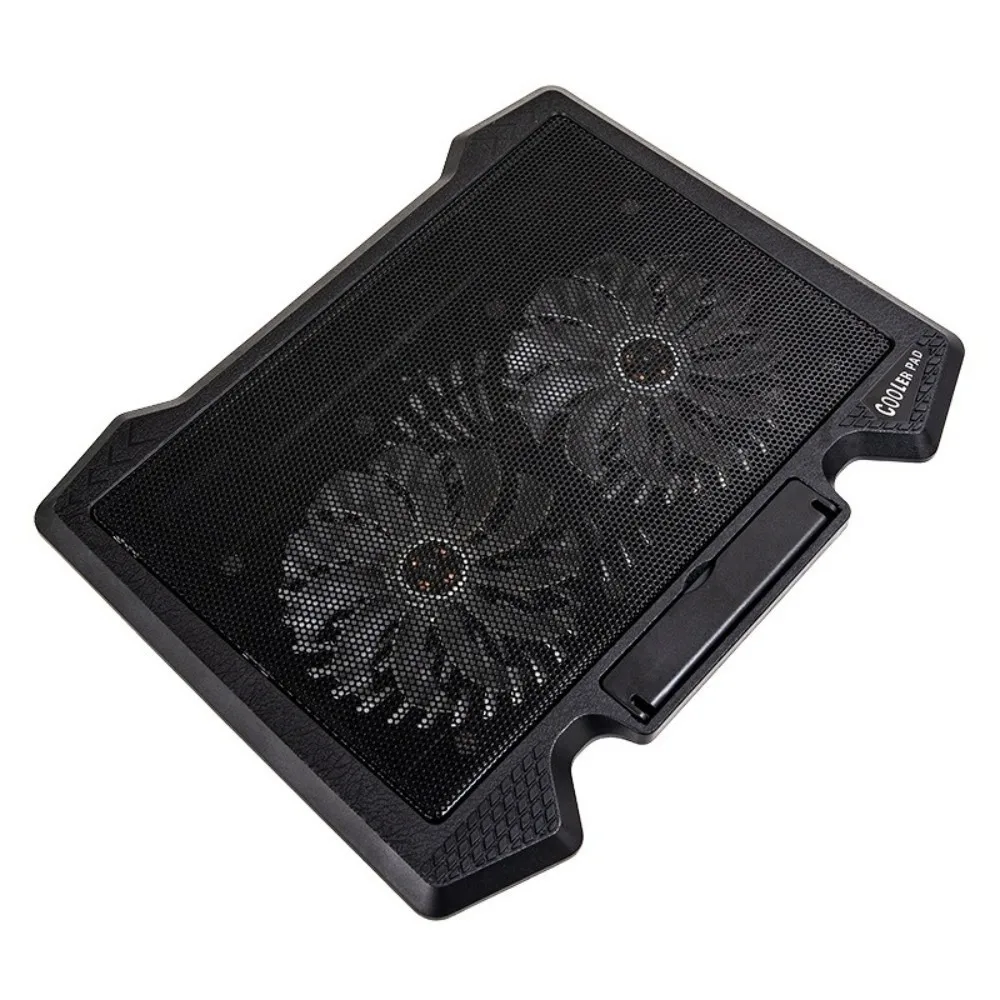 13 14 15.6 17 inch Laptop Cooling Pad USB Powered LED Light Notebook Cooling Fan Heat Dissipation Quiet Laptop Cooler
