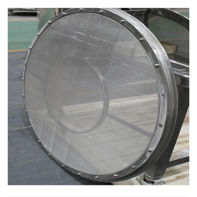 Round vibrating sieve machine accessories stainless steel flange screen frame