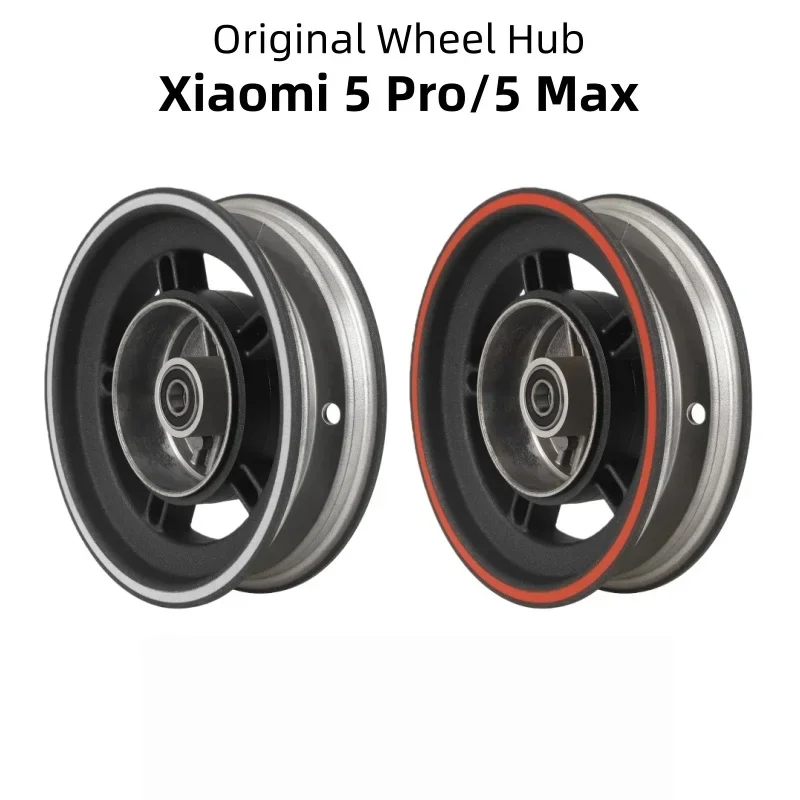 Original 10 Inch Front Wheel Hub Rim for Electric Scooter Replacement Accessories Xiaomi 5 Pro and 5 Max 60/70-6.5 Tire Wheels