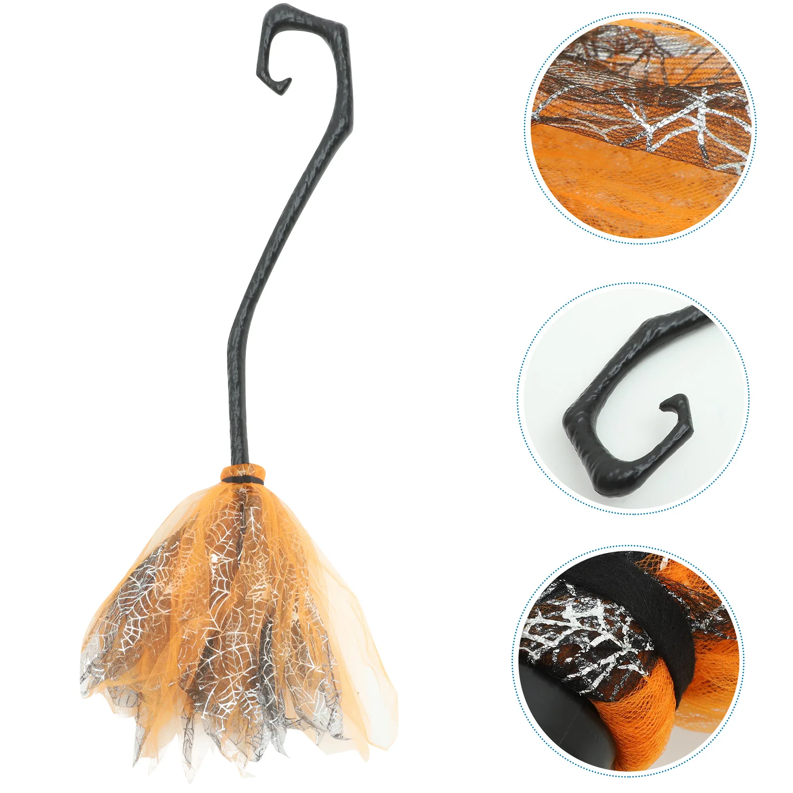 

Хэллоуин ведьма метла реквизит съемный легкий прочный пластик косплей вечерние украшения костюм ведьмы Хэллоуин метла