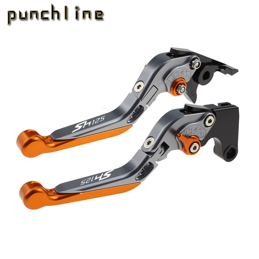 

Fit For SH125i Motorcycle CNC Accessories Folding Extendable Brake Clutch Levers Adjustable Handle Set