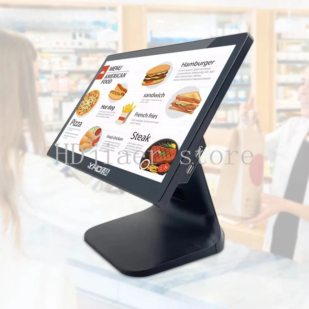 

15.6 Inch Capacitive Touchscreen Monitor - POS System Payment Terminal, Cash Register for Retail Small Businesses
